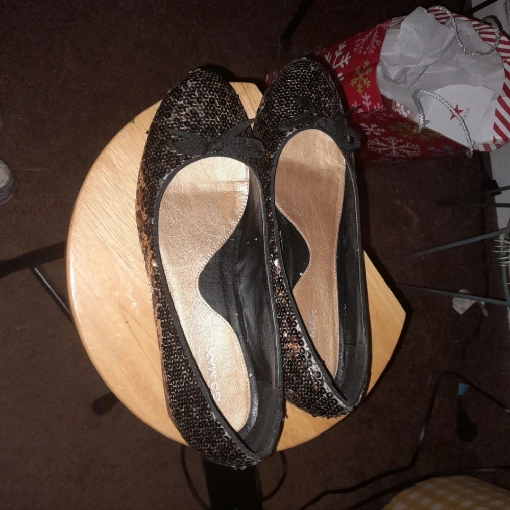 Pre-Loved Sequence Leopard Print Shoes - image 7